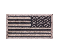 Rothco Khaki Black American Flag Patch - 17787