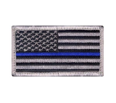 Rothco Thin Blue Line Police US Flag Patch - 17789