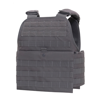 Rothco Gray MOLLE Plate Carrier Vest - 1823