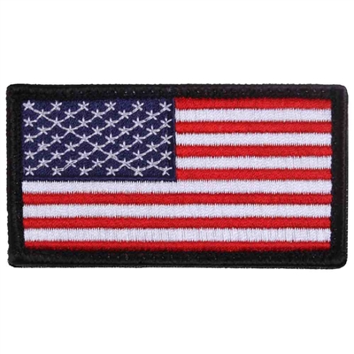 Rothco Black Border American Flag Patch 1884