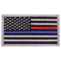 Rothco 18899 Thin Red and Blue Line US Flag Patch