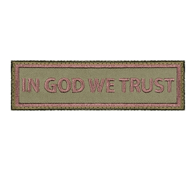 Rothco In God We Trust Morale Patch - 1890