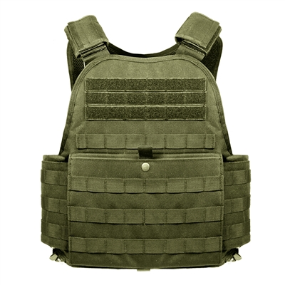 Rothco Olive Drab Oversized MOLLE Plate Carrier Vest - 1939