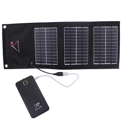 Rothco MOLLE Folding Solar Panel With Power Bank 2117