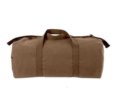 Rothco Brown Canvas Shoulder Bag - 2243