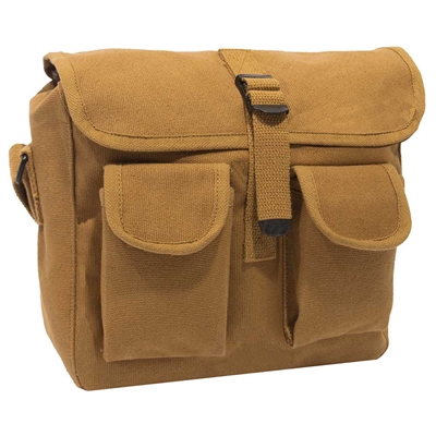 Rothco Coyote Brown Canvas Ammo Shoulder Bag - 22780
