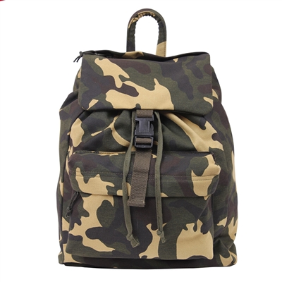 Rothco Woodland Camo Canvas Day Pack - 2370