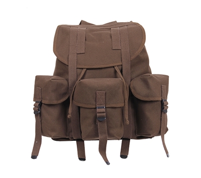 Rothco Brown Canvas Mini Alice Pack - 2697