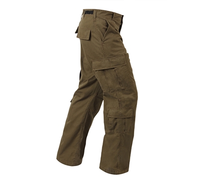 Rothco Vintage Russet Brown Paratrooper Pants - 2886