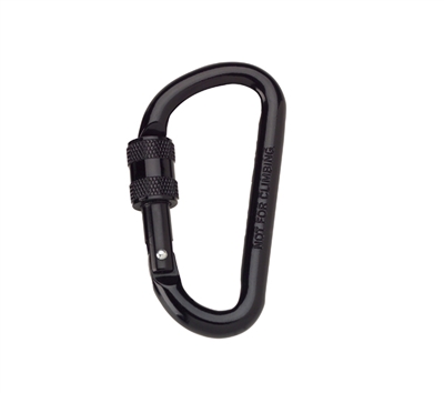 Rothco Black 80mm Locking Accessory Carabiner - 294