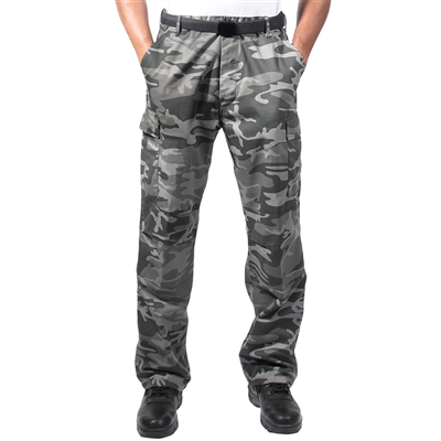 Rothco Black Camo BDU Pants - 29410