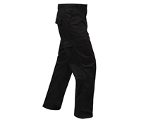 Rothco Black Relaxed Fit  Zipper Fly BDU Pants - 2971