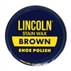 Lincoln Brown Stain Wax Shoe Polish - 30110