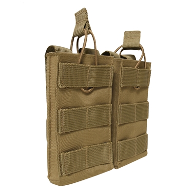 Rothco Coyote Open Top Double Mag Pouch - 31004
