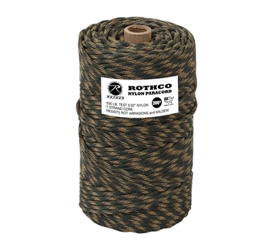 Rothco Nylon 550lb 300 Ft Camouflage Paracord - 328