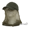 Rothco Olive Drab Operator Cap With Mosquito Net - 3649