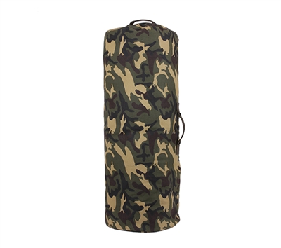 Rothco Woodland Camo Zipper Canvas Duffle Bag - 3689