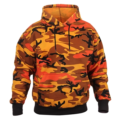 Rothco 3690 Savage Orange Camouflage Pullover Hooded Sweatshirt