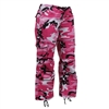 Rothco Womens Paratrooper Pink Camo Pants 3781