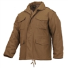 Rothco 3896 Coyote Brown Military M-65 Field Jacket | ArmyNavyUSA.com