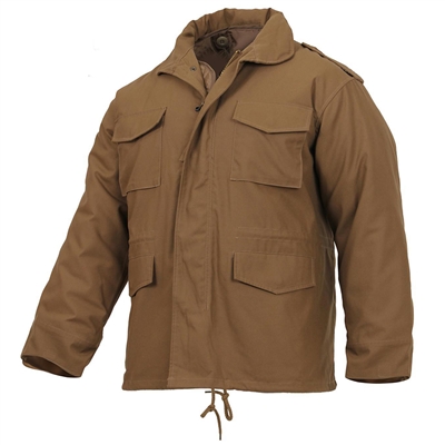 Rothco 3896 Coyote Brown Military M-65 Field Jacket | ArmyNavyUSA.com