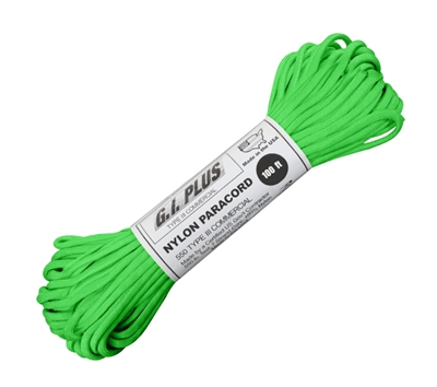 Rothco Green 100 Foot Nylon Paracord - 397