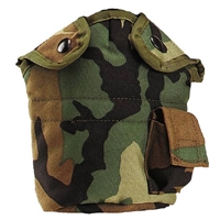 Rothco Woodland Camo Nylon Canteen Cover - 40012