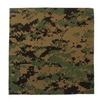 Rothco Digital Woodland Camouflage Bandana - 4042