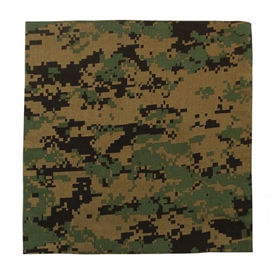 Rothco Digital Woodland Camouflage Bandana - 4042