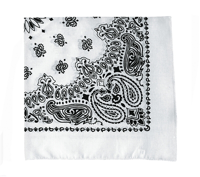 Rothco White Trainmen Bandana - 4050