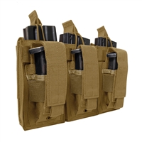 Rothco Coyote Triple Kangaroo Mag Pouch - 41009