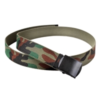 Rothco Woodland Camo Reversible Web Belt - 4178