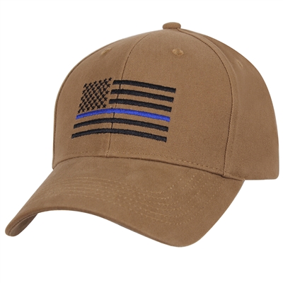 Rothco Thin Blue Line Flag Low Profile Cap 4372