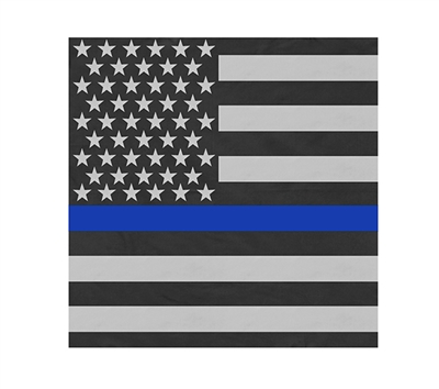 Rothco Thin Blue Line Flag Bandana 44074