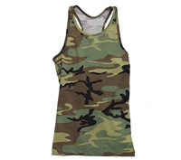 Womens Camo Workout Performance Tank Top 44080