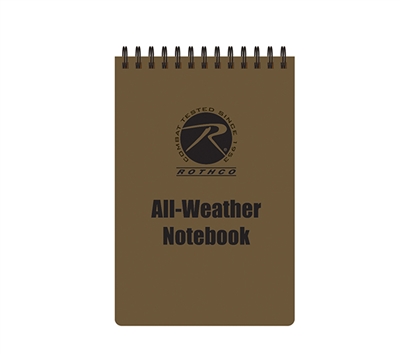 Rothco All Weather Waterproof Notepad- 44800