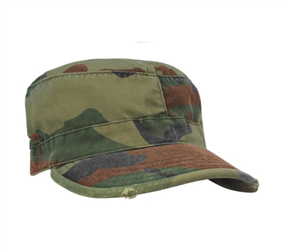 Rothco Woodland Camo Vintage Fatigue Cap - 4509