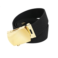 Rothco Black Nylon 54 Inch Web Belt 4624