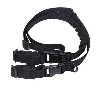 Rothco Black Deluxe Tactical 2-Point Sling - 4651