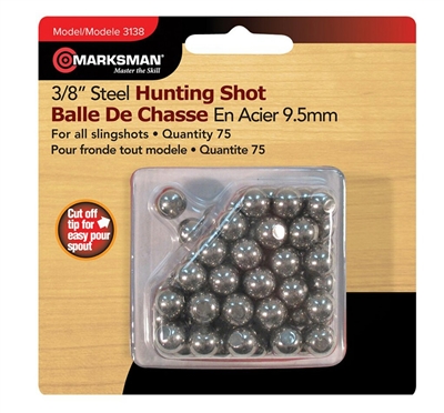 Marksman Slingshot Ammo Steel Shot - 3138