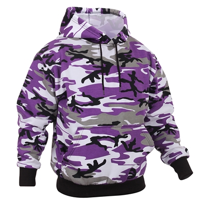 Rothco 4790 Purple Camouflage Pullover Hooded Sweatshirt