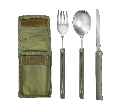 Rothco Olive Drab 3pc Folding Chow Kit - 487