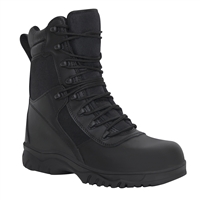 Rothco Black 8-Inch Forced Entry Side Zipper Composite Toe Tactical Boots