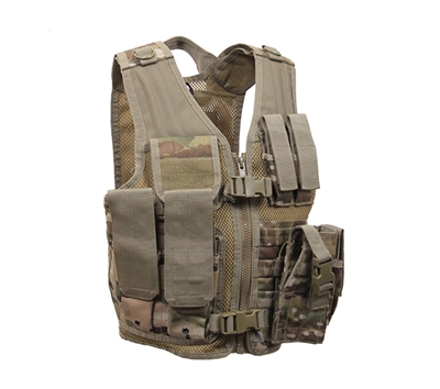 Rothco Kids Multicam Tactical Cross Draw Vest - 5384