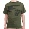 Rothco Marines Flag Showcases T-shirt - 54285