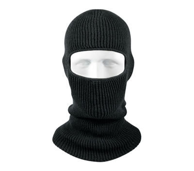 Rothco Black One Hole Face Mask - 5505