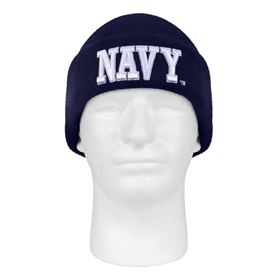 Rothco Navy Embroidered Watch Cap - 55440