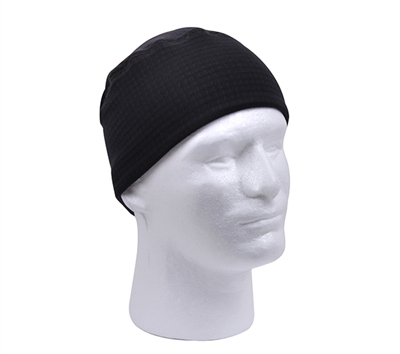 Rothco Black Grid Fleece Watch Cap 5571