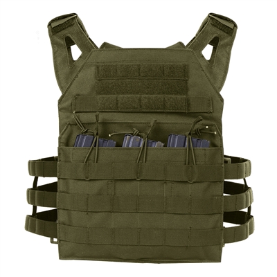 Rothco Olive Drab Lightweight Plate Carrier Vest 55894