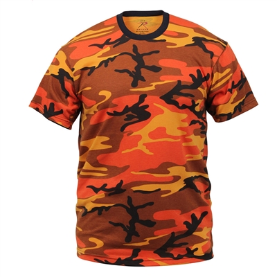 Rothco Orange Camouflage T-Shirt - 5997